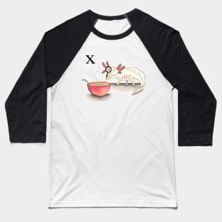 X is for aXolotl (kind of) Baseball T-Shirt